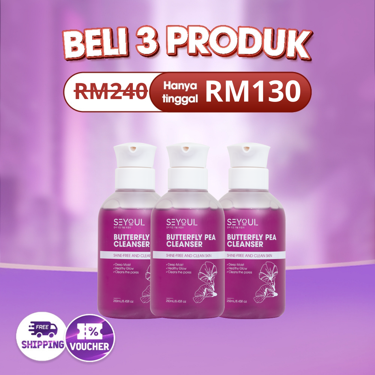 Seyoul Butterfly Pea Cleanser