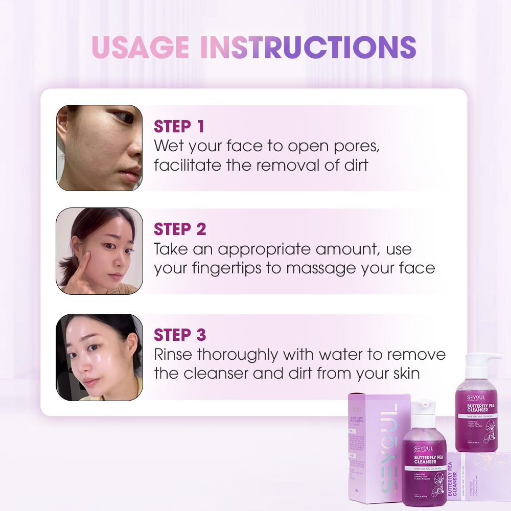 Seyoul Butterfly Pea Cleanser