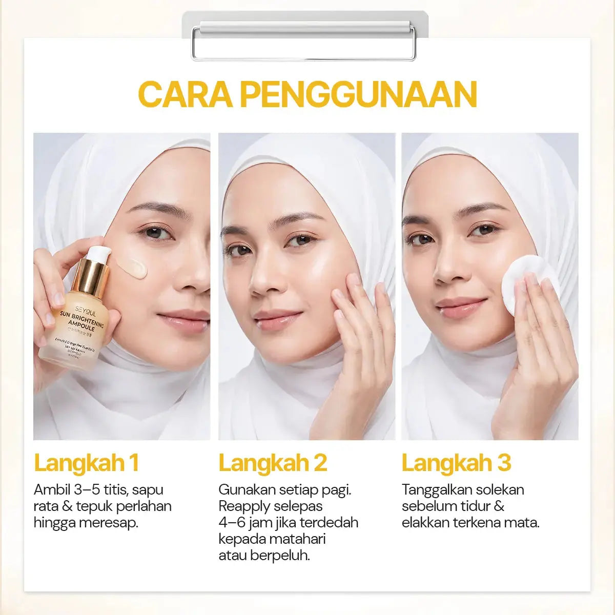 SEYOUL Sun Brightening Ampoule Seyoul - Malaysia