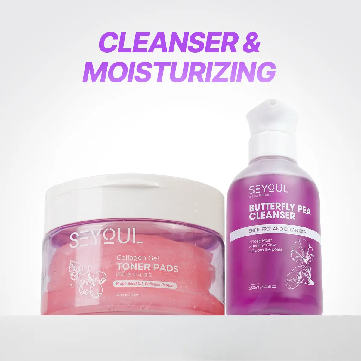 SEYOUL Combo Cleanser & Sunscreen Defense/Melasma Diminish/Glowing/Moisturizing