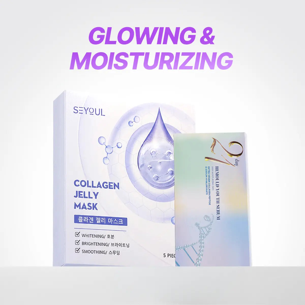 SEYOUL Combo Glowing & Melasma Diminish/Cleanser/Deep Cleansing/Moisturizing