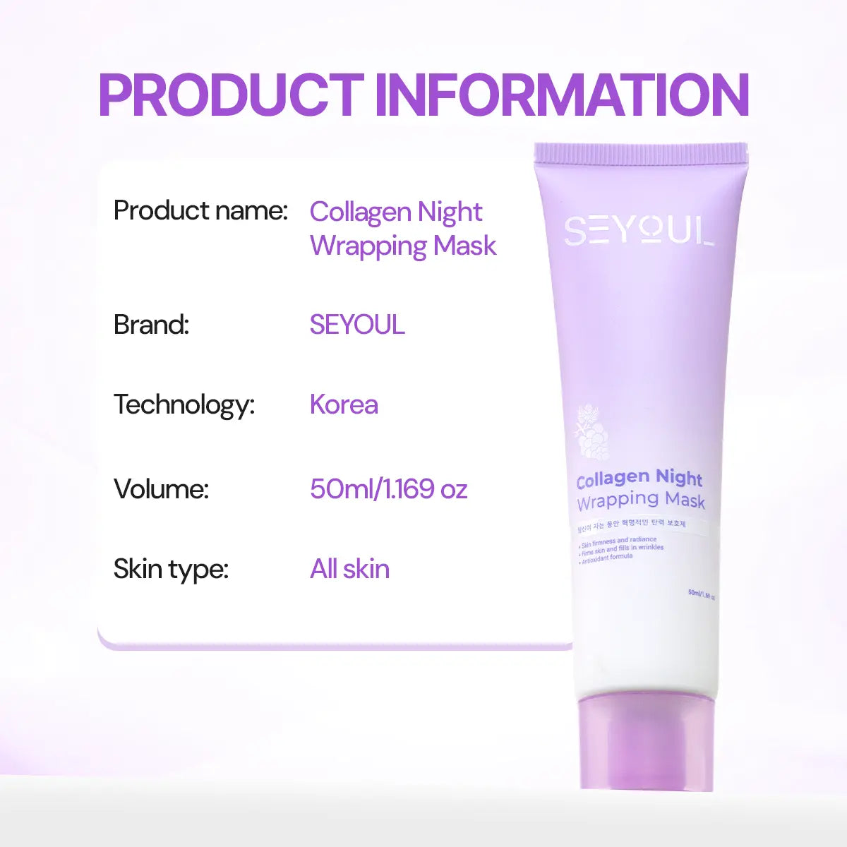 SEYOUL Collagen Night Wrapping Mask