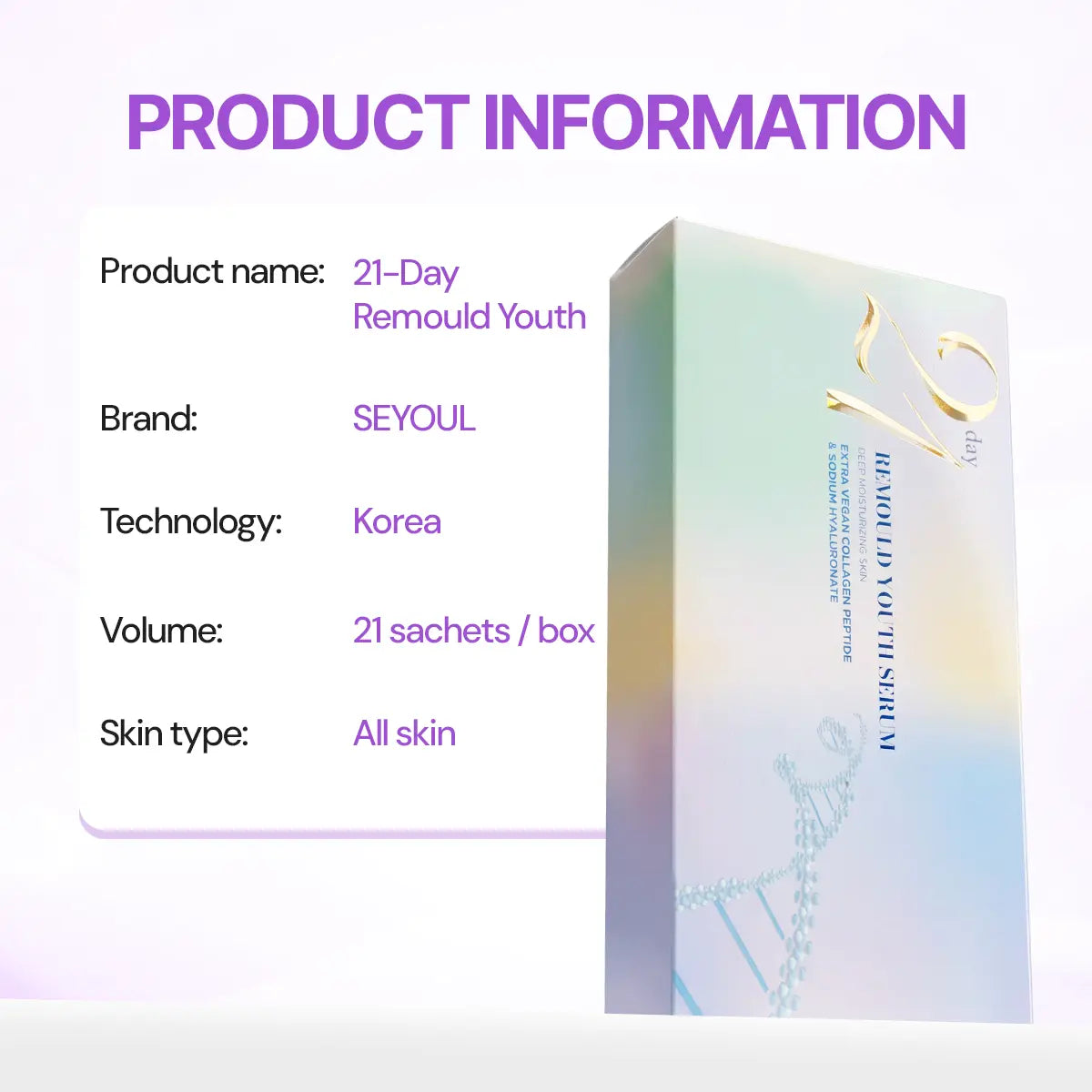 SEYOUL 21 Day Remould Youth Deep Moisturizing Skin