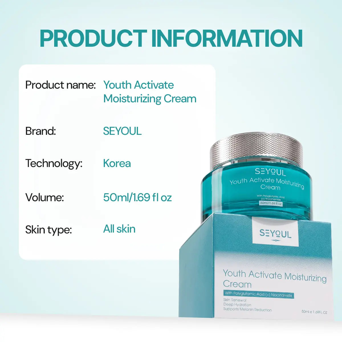[NEW PRODUCT] SEYOUL Youth Activate Moisturizing Cream
