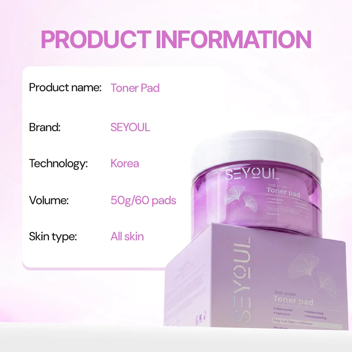 SEYOUL Toner Pad