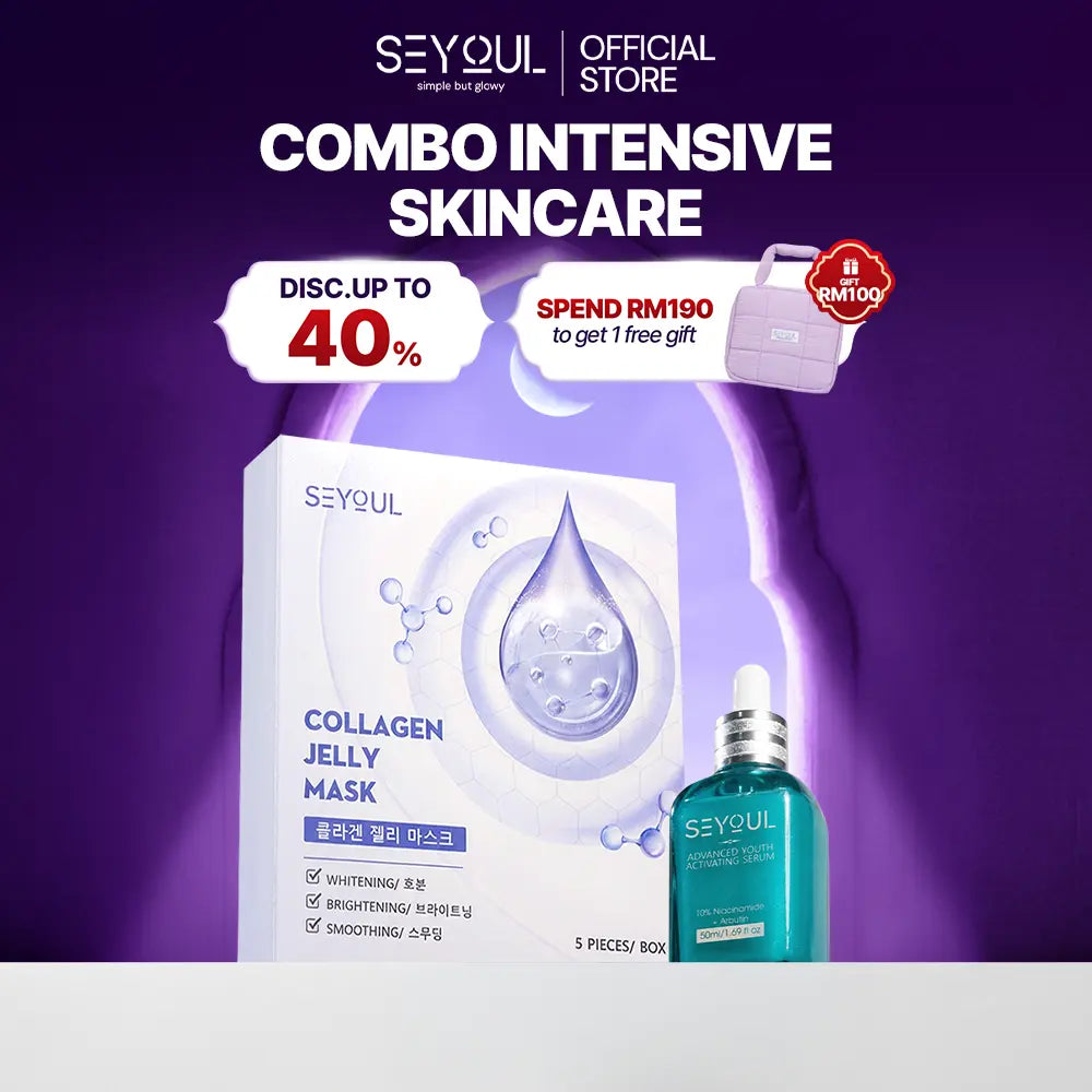 SEYOUL Combo Glowing & Melasma Diminish/Cleanser/Deep Cleansing/Moisturizing