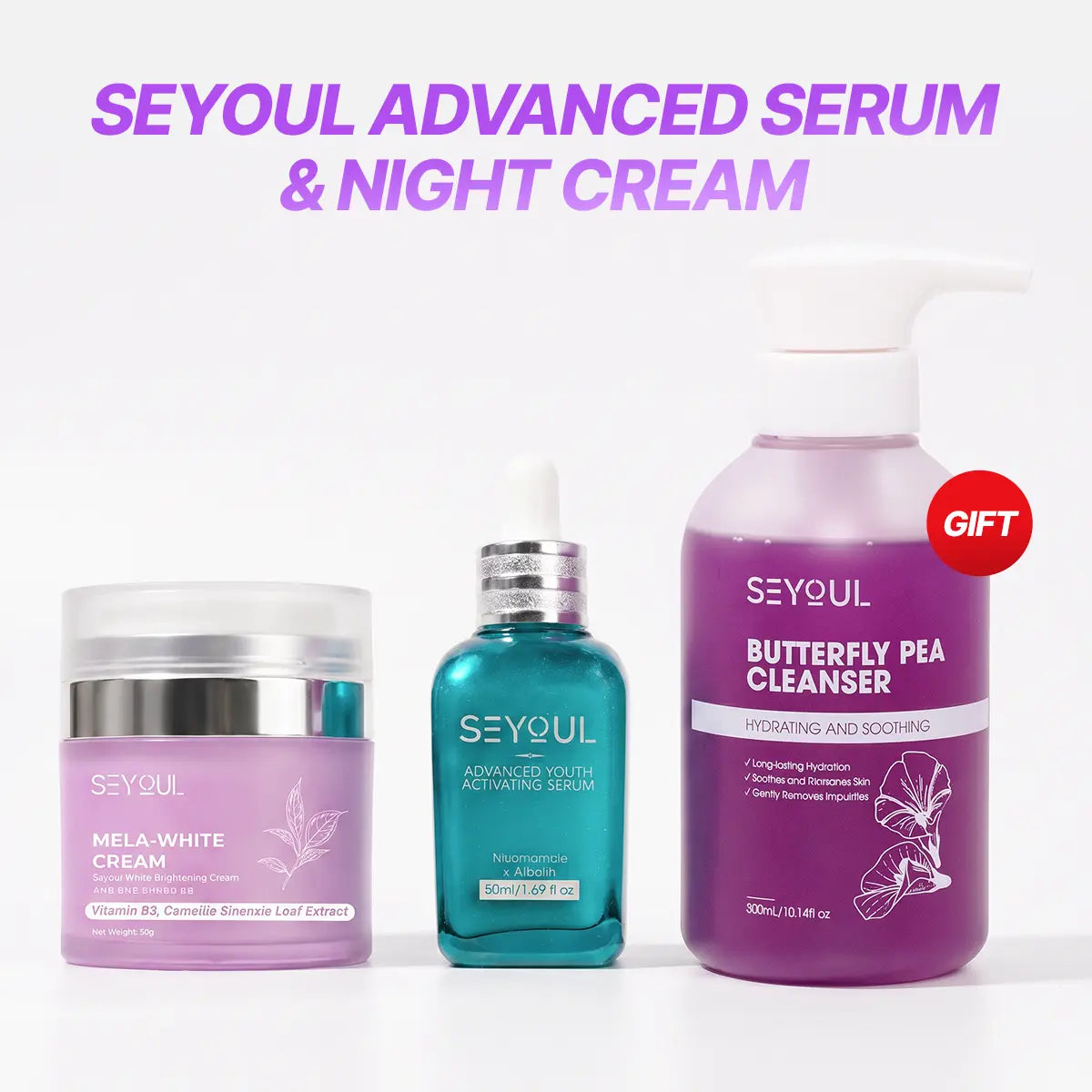 SEYOUL Advanced Serum + Night Cream [FREE Gift RM80]