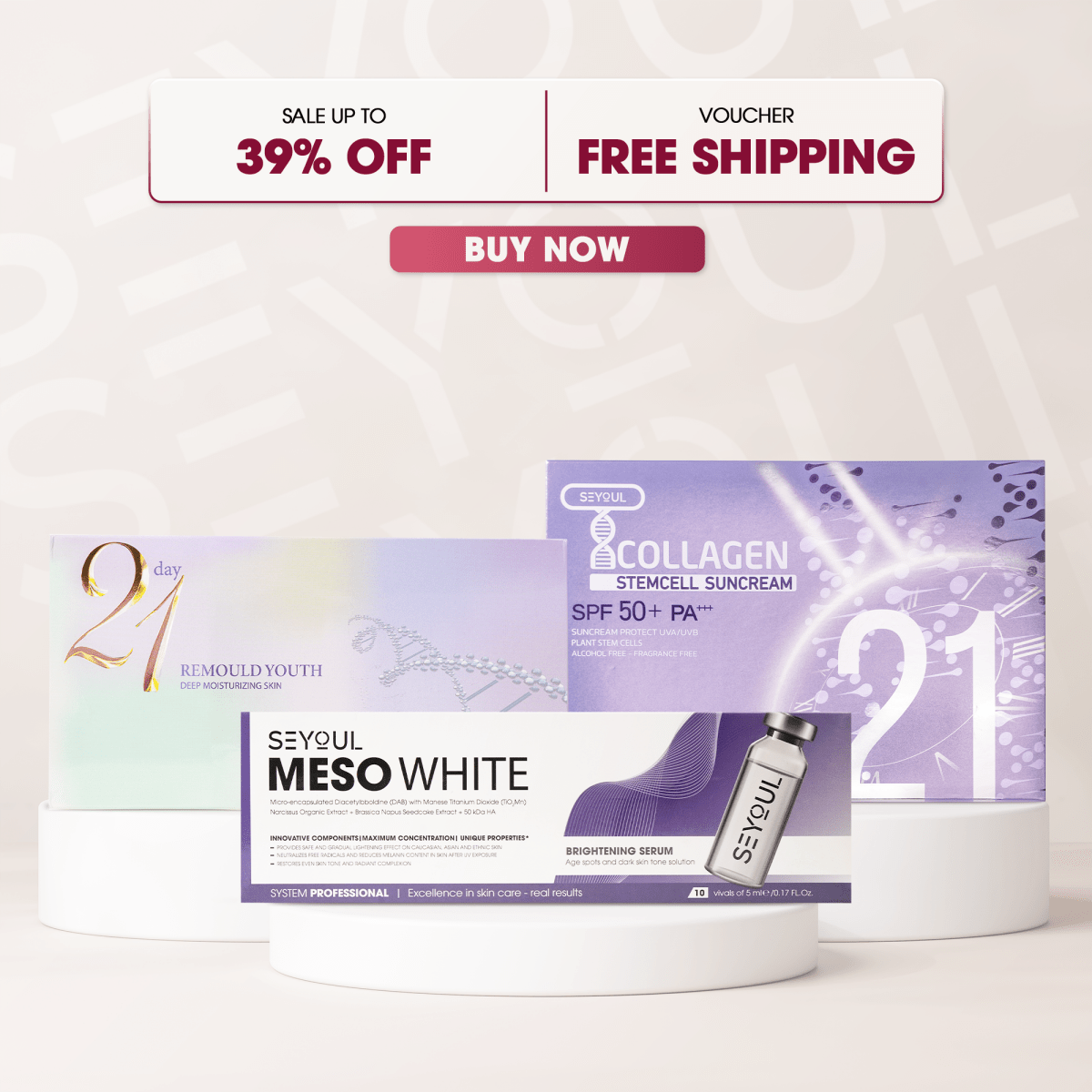 SEYOUL Brightening Set - Seyoul - Malaysia OfficialTMDT - 1P(0022) - 1P(0004) - 1P(0034) - 1P(0508)