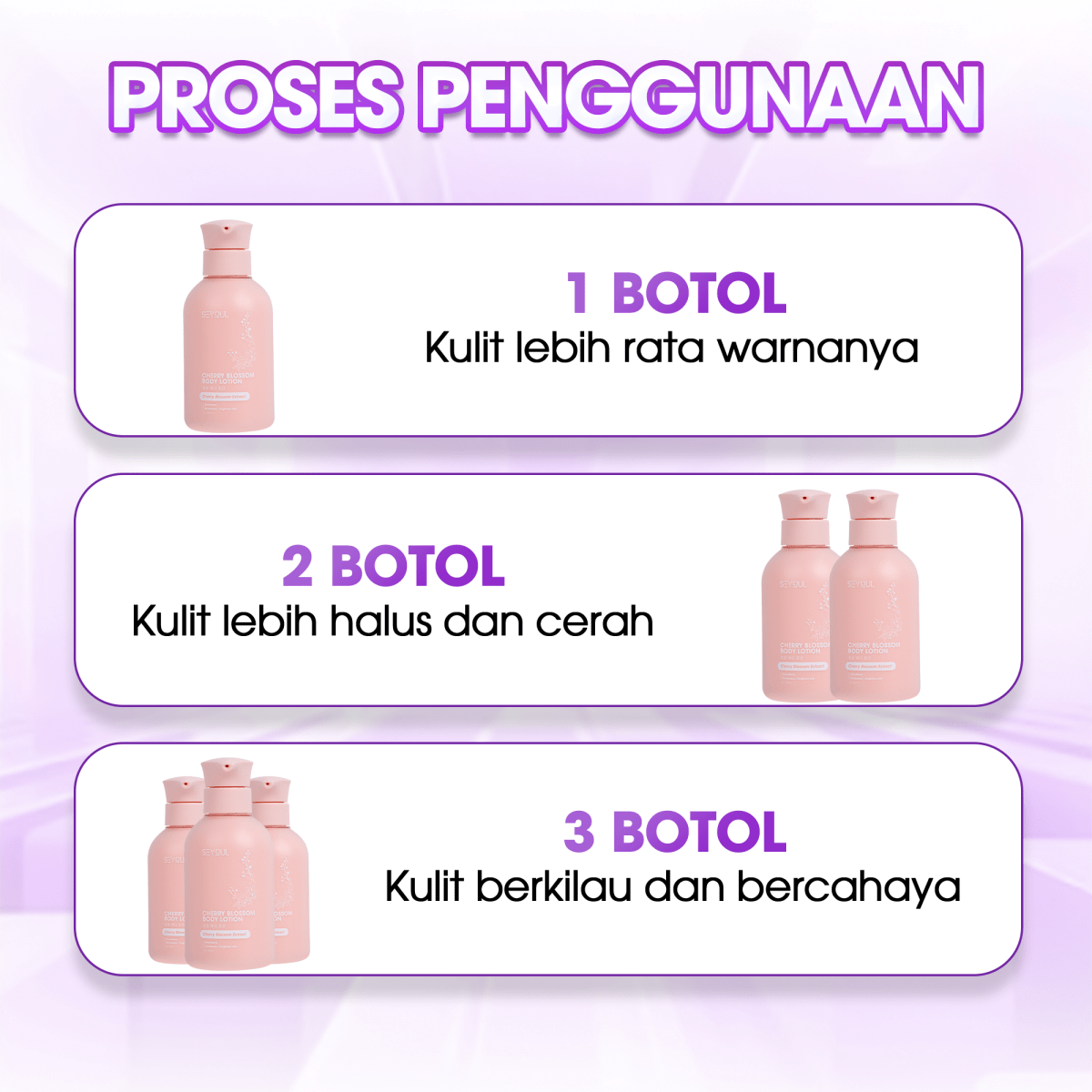 SEYOUL Cherry Blossom Body Lotion - Seyoul - Malaysia OfficialTMDT - 1P(0498)