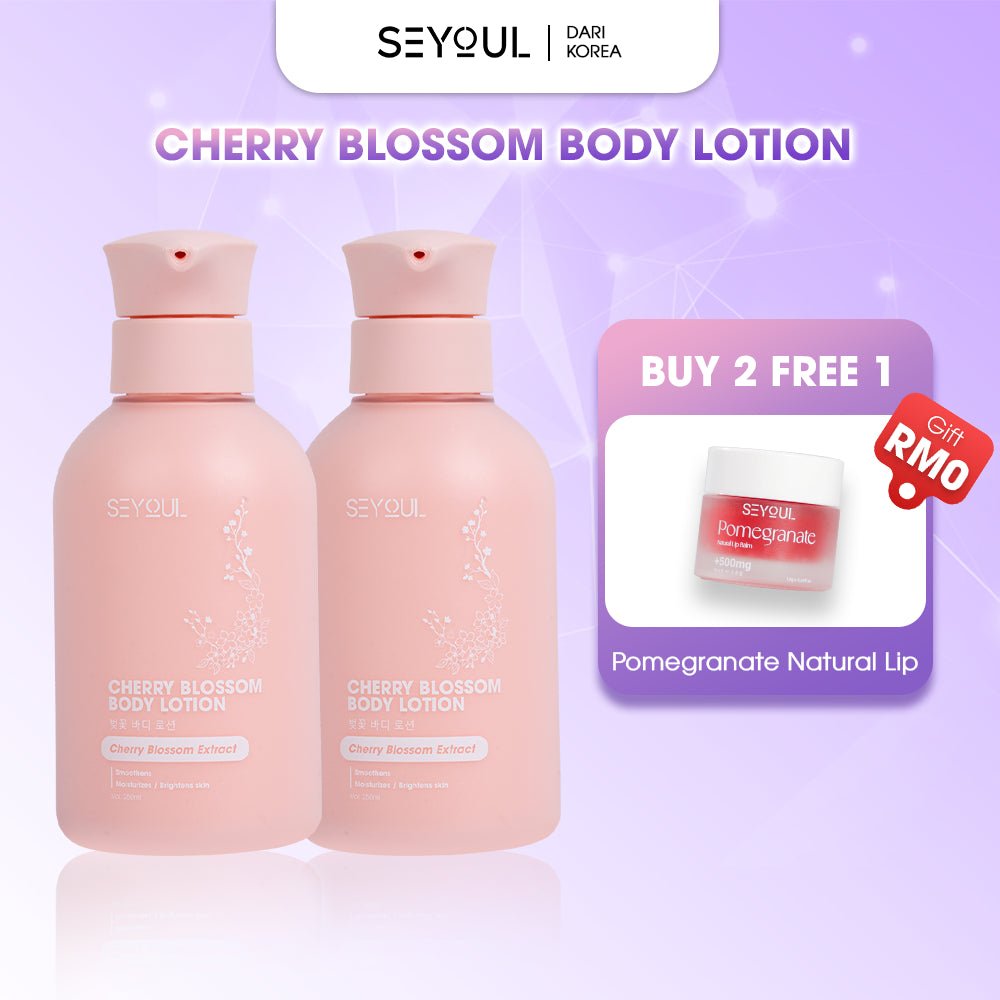 SEYOUL Cherry Blossom Body Lotion - Seyoul - Malaysia OfficialTMDT - 2P(0498) - 1P(0041)