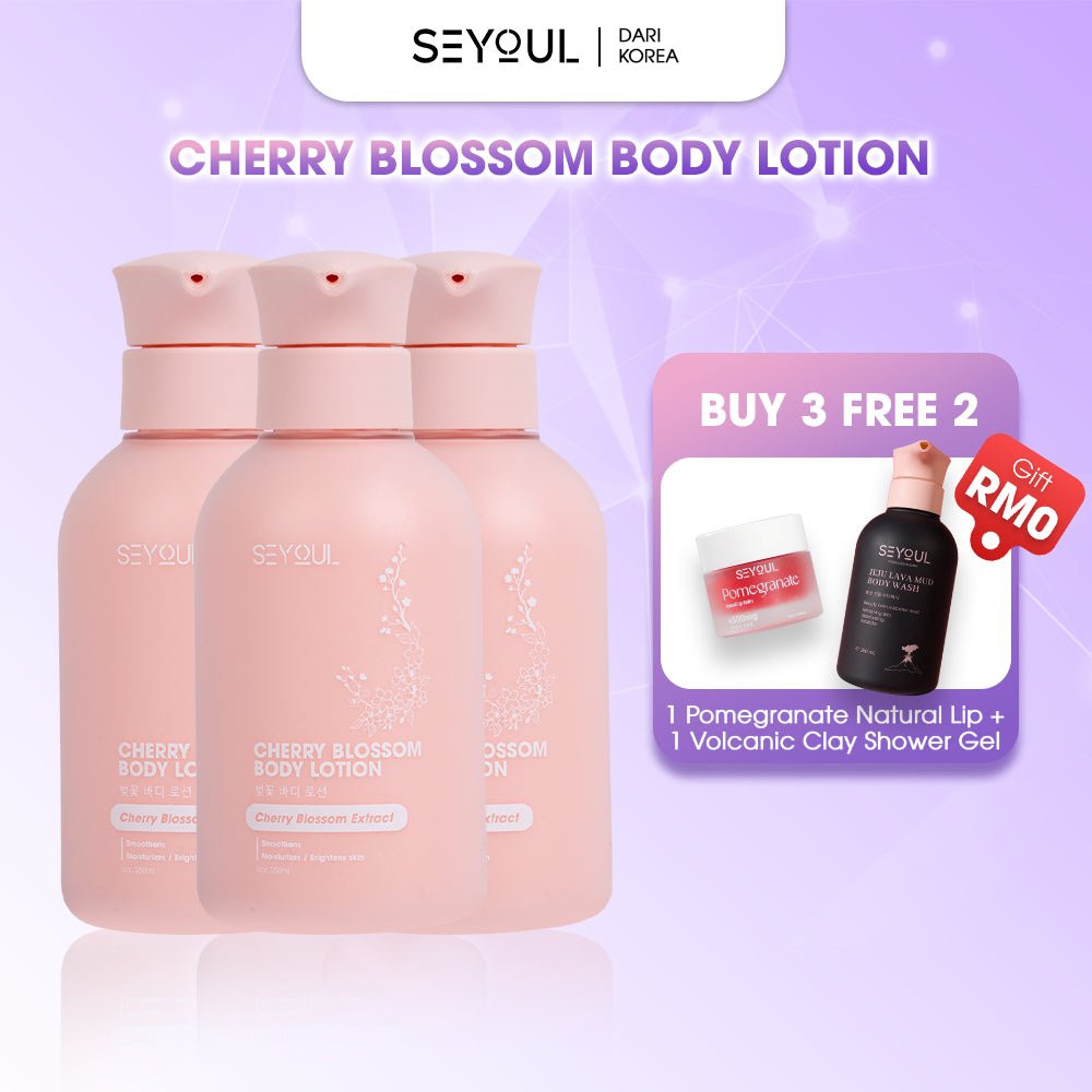 SEYOUL Cherry Blossom Body Lotion - Seyoul - Malaysia OfficialTMDT - 3P(0498) - 1P(0041) - 1P(0279)