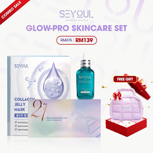 SEYOUL Glow - Pro Skincare Set - Seyoul - Malaysia OfficialTMDT - 1P(0167) - 1P(0019) - 1P(0034) - 1P(0508)