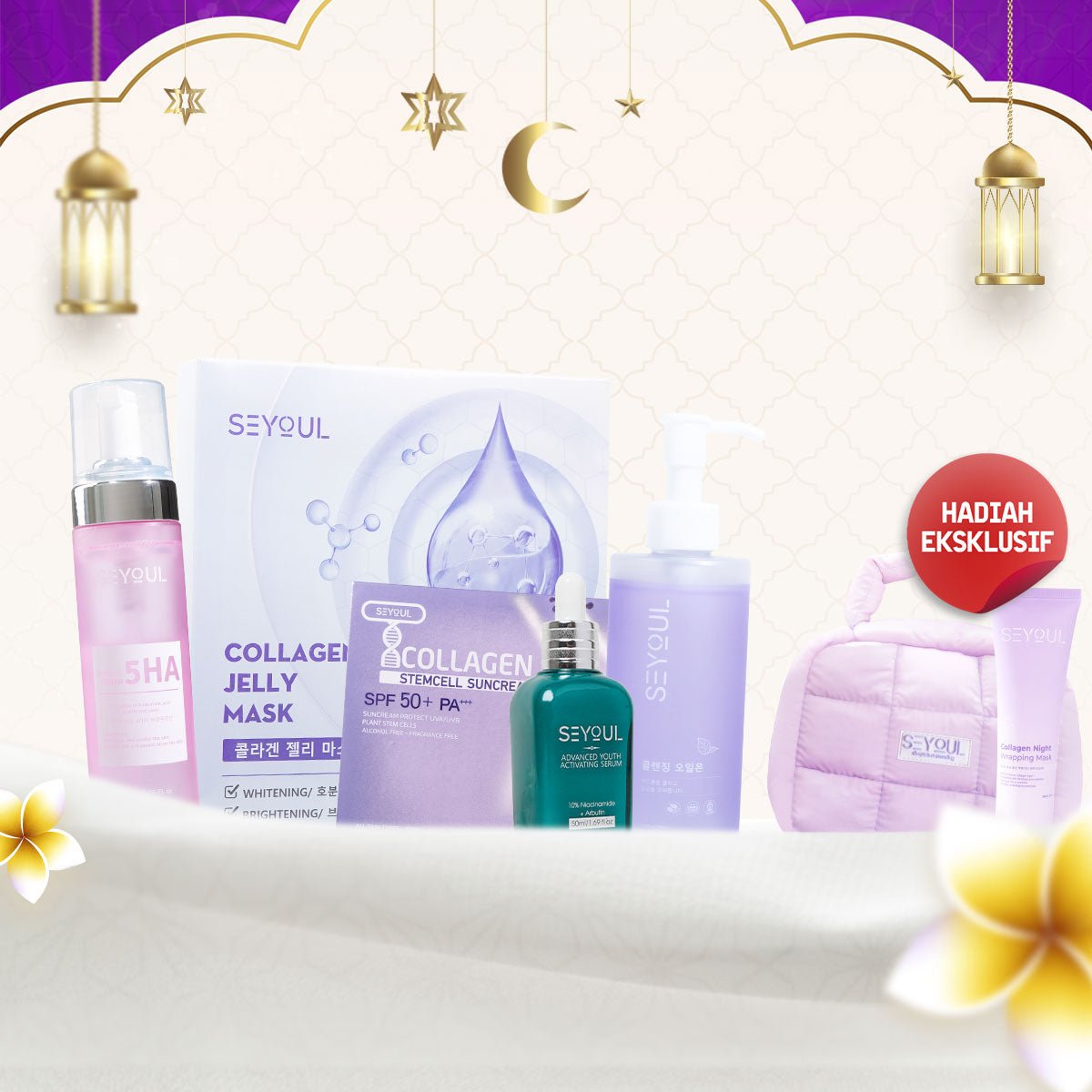 SEYOUL Glow Skin Routine Set - Seyoul - Malaysia OfficialTMDT - 1P(0167) - 1P(0019) - 1P(0330) - 1P(0004) - 1P(0362) - 1P(0027) - 1P(0508).