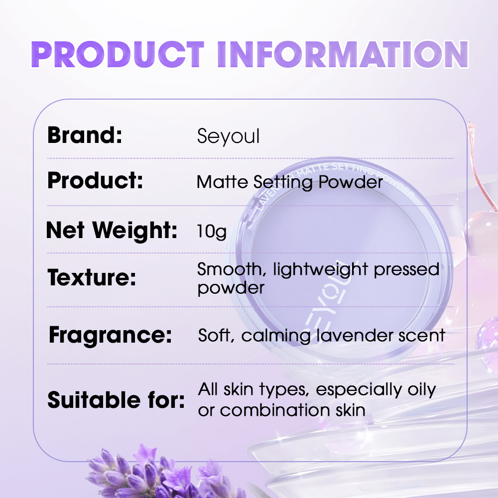 SEYOUL Matte Setting Powder - Seyoul - Malaysia OfficialTMDT - 1P(0512)