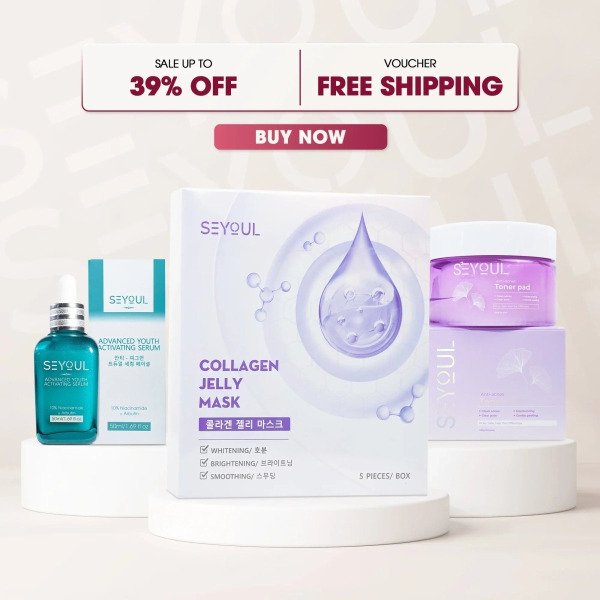 SEYOUL Nighttime Combo - Seyoul - Malaysia OfficialTMDT - 1P(0167) - 1P(0496) - 1P(0019) - 1P(0508)