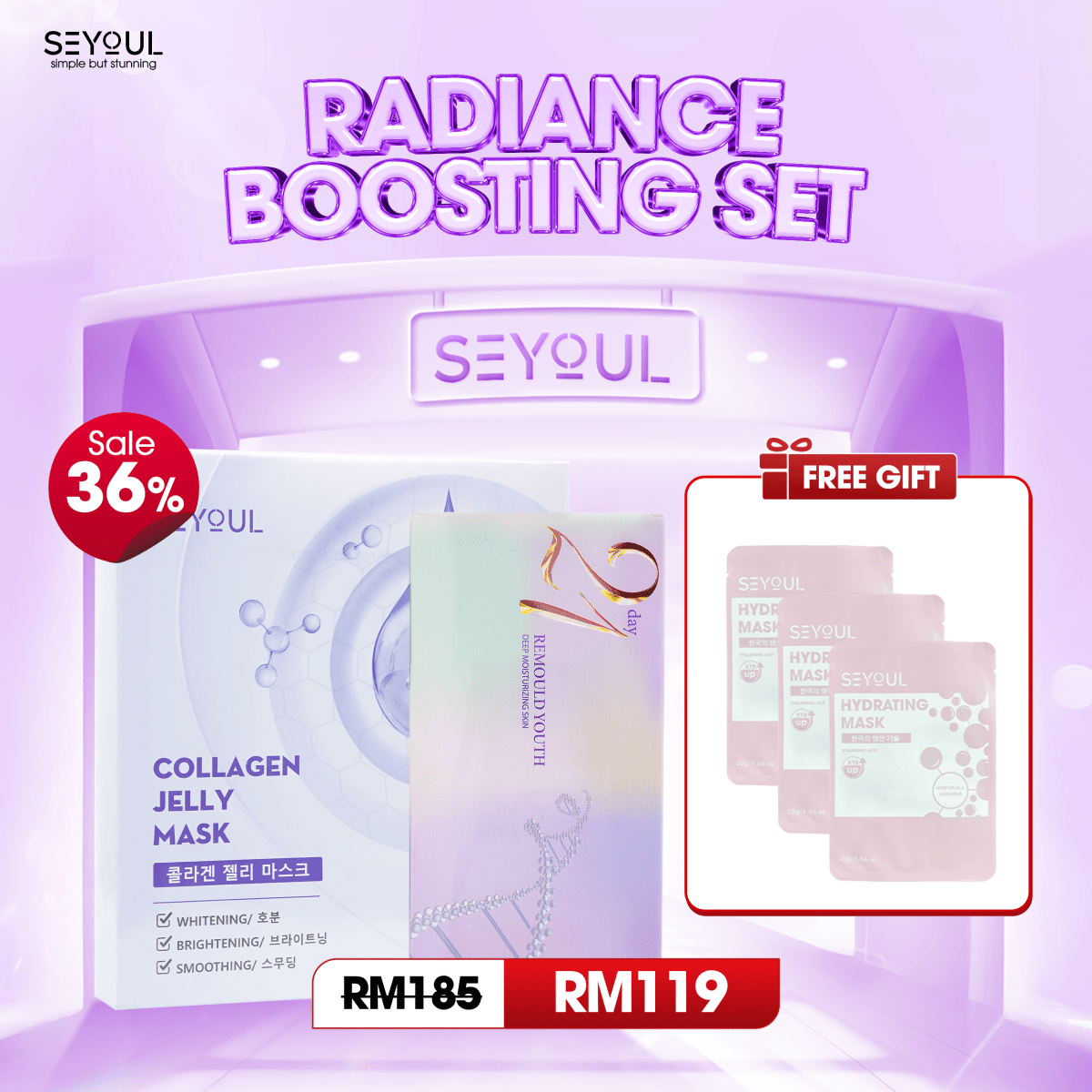 SEYOUL RADIANCE BOOSTING SET - Seyoul - Malaysia OfficialTMDT-1P(0034)-1P(0019)-3P(0372)