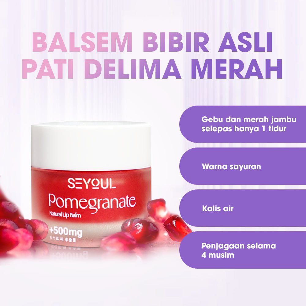 SEYOUL Red Pomegranate Lip Balm - Seyoul - Malaysia OfficialTMDT - 1P(0041)